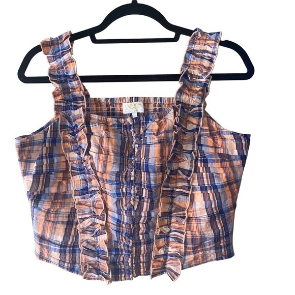 Anthropologie Verb By Pallavi Singhee Womens Top Size Medium Multicolor Tank New - Picture 1 of 10